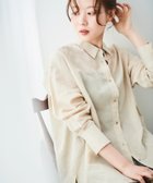 【ルクールブラン/le.coeur blanc】の《さらっとした着心地》コットン麻オーバーシャツ 人気、トレンドファッション・服の通販 founy(ファニー) ファッション Fashion レディースファッション WOMEN トップス・カットソー Tops/Tshirt シャツ/ブラウス Shirts/Blouses おすすめ Recommend インナー Inner ウェーブ Wave デニム Denim フェミニン Feminine ミックス Mix ラウンド Round リラックス Relax 人気 Popularity 夏 Summer 定番 Standard 羽織 Haori thumbnail サンドベージュ|ID: prp329100004548845 ipo3291000000032303834