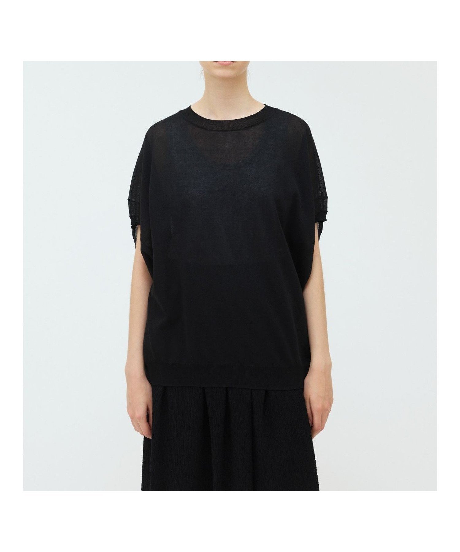 【マーコート/MARcourt】のmizuiro ind ワイドコクーンシアーベスト インテリア・キッズ・メンズ・レディースファッション・服の通販 founy(ファニー) 　ファッション　Fashion　レディースファッション　Ladies' Fashion Online　アウター　Coat Outerwear　トップス・カットソー　Tops/Tshirt　ベスト/ジレ　Gilets/Vests　シアー　Sheer　ベスト　Vest　ポケット　Pocket　人気　Popularity　今季　This Season　夏　Summer　ブラック|ID: prp329100004548871 ipo3291000000032688448