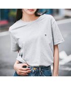 【トミーヒルフィガー/TOMMY HILFIGER】の【オンライン限定】トミーヒルフィガー ワンポイントロゴクルーネックオーバーサイズTシャツ グレー501|ID: prp329100004548874 ipo3291000000033795948