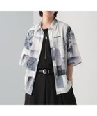 【ハレ/HARE / MEN】のマルチマテリアルパターンシャツSS ホワイト系その他05|ID: prp329100004548881 ipo3291000000032664141