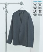 【ジャーナルスタンダード/JOURNAL STANDARD / MEN】の吸水速乾 / 通気性 EVALET ストレッチ ノーカラージャケット / セットアップ対応 人気、トレンドファッション・服の通販 founy(ファニー) ファッション Fashion メンズファッション MEN セットアップ Setup/Men ウォッシャブル Washable カットソー Cut And Sew カーディガン Cardigan 吸水 Water Absorption 軽量 Lightweight ジャケット Jacket ストレッチ Stretch スマート Smart セットアップ Set Up デニム Denim 定番 Standard フロント Front メランジ Melange おすすめ Recommend 夏 Summer thumbnail ブラック A|ID: prp329100004548919 ipo3291000000032148652