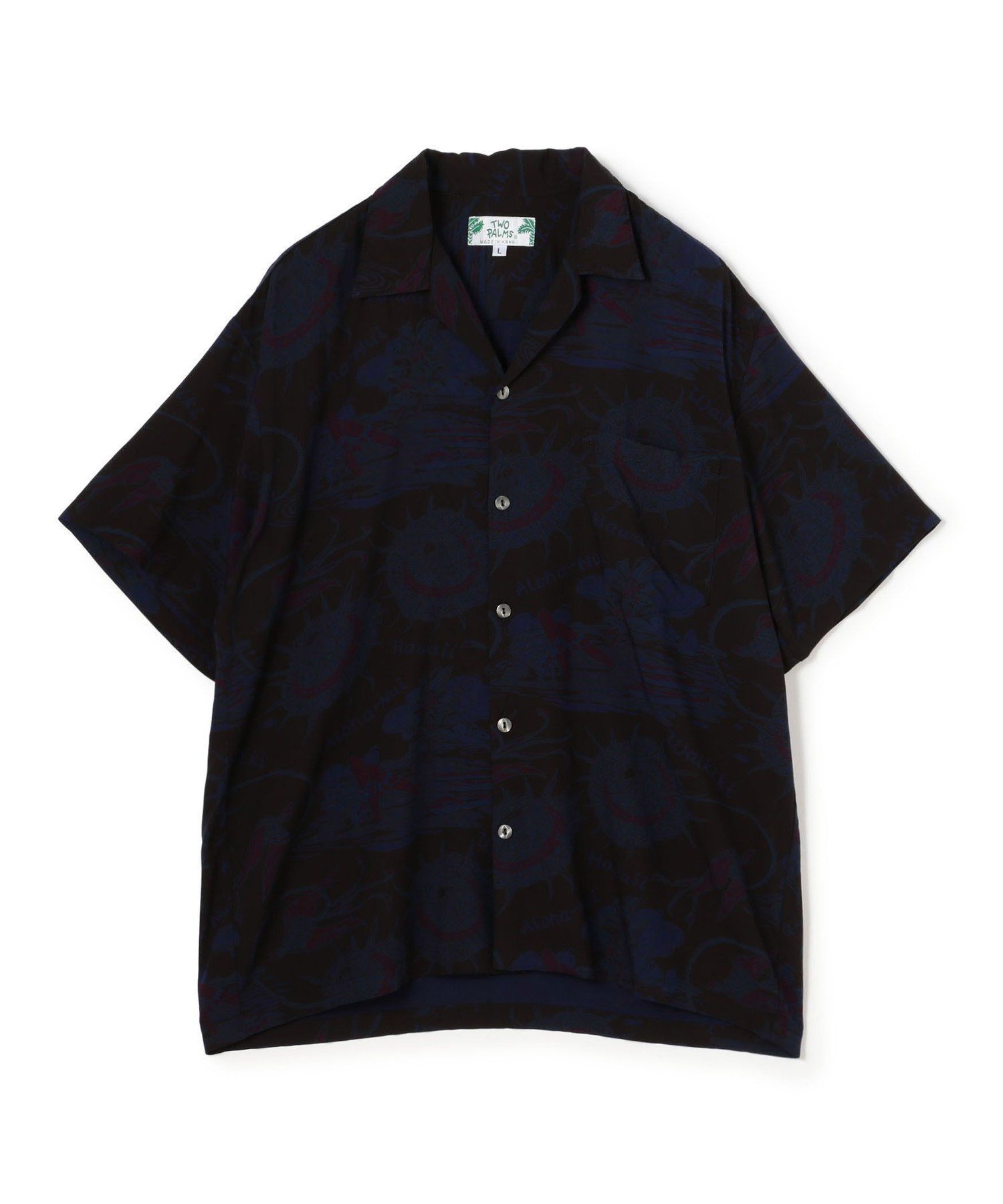 【トゥモローランド/TOMORROWLAND / MEN】の【別注】TWO PALMS レーヨン アロハシャツ インテリア・キッズ・メンズ・レディースファッション・服の通販 founy(ファニー) 　ファッション　Fashion　メンズファッション　MEN　リゾート　Resort　別注　Special Order　69 ネイビー|ID: prp329100004548931 ipo3291000000032148732