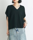 【アンディコール/un dix cors】の《縫い目がなくストレスフリーな着心地》ホールガメントフレンチVネック 人気、トレンドファッション・服の通販 founy(ファニー) ファッション Fashion レディースファッション Ladies' Fashion Online トップス・カットソー Tops/Tshirt Vネック V-Neck インナー Inner ウェーブ Wave 秋 Autumn/Fall キャミソール Camisole スカーフ Scarf ストレート Straight タンク Tank デニム Denim バランス Balance ホールガーメント Whole Garment ポケット Pocket おすすめ Recommend エレガント 上品 Elegant thumbnail ブラック|ID: prp329100004548938 ipo3291000000032667881