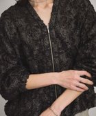 【サロン アダム エ ロペ/SALON adam et rope'】のセットアップ対応 エルブカットジャガードシアーシャツブルゾン ブラック(01)|ID: prp329100004548973 ipo3291000000032628850