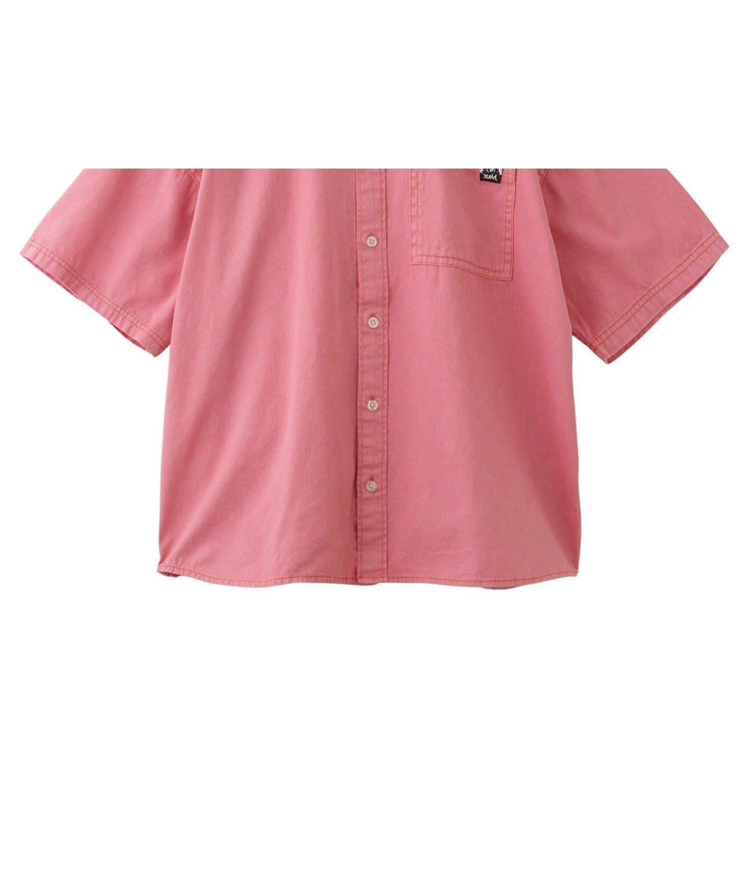 【エックスガール/X-girl】のFADED FACE S/S SHIRT X-girl インテリア・キッズ・メンズ・レディースファッション・服の通販 founy(ファニー) 　ファッション　Fashion　レディースファッション　WOMEN　トップス・カットソー　Tops/Tshirt　シャツ/ブラウス　Shirts/Blouses　おすすめ　Recommend　カーゴパンツ　Cargo Pants　コンパクト　Compact　セットアップ　Set Up　ツイル　Twill　デニム　Denim　ポケット　Pocket　ワンポイント　One Point　今季　This Season　半袖　Short Sleeve　夏　Summer　春　Spring　S/S・春夏　Ss・Spring/Summer　PINK|ID: prp329100004549034 ipo3291000000032243202
