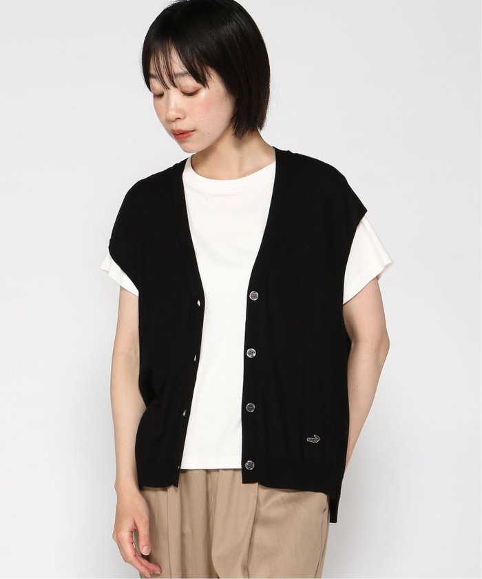 【クロコダイル/CROCODILE】のサイドスリット 前開き ニットベスト インテリア・キッズ・メンズ・レディースファッション・服の通販 founy(ファニー) https://founy.com/ ファッション Fashion レディースファッション Fashion for Women アウター Coat / Outerwear Collection トップス・カットソー Cut & Sew Tops ニット Knit Tops & Sweaters ベスト&ジレ / 重ね着スタイル Vests & Gilets スリット Slit, Slit Detail ベスト Vest, Waistcoat |ID: prp329100004549041 ipo3291000000032714717