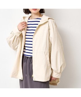 【デッサン/Dessin】のドロストフーデットライトブルゾン(S~L) 人気、トレンドファッション・服の通販 founy(ファニー) ファッション Fashion レディースファッション WOMEN アウター Coat Outerwear ブルゾン Blouson/Jackets カフス Cuffs ダウン Down ポケット Pocket ミドル Middle ワイド Wide 春 Spring |ID:prp329100004549048