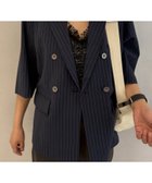 【ローズバッド/ROSE BUD】のCREOLME/HALF SLEEVE TAILORED JACKET 人気、トレンドファッション・服の通販 founy(ファニー) ファッション Fashion レディースファッション WOMEN アウター Coat Outerwear ジャケット Jackets ジャケット Jacket スリーブ Sleeve ダブル Double ノースリーブ No Sleeve ハーフ Half バランス Balance マニッシュ Mannish リラックス Relax thumbnail NAVY|ID: prp329100004549056 ipo3291000000032150202