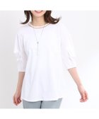 【リフレクト/Reflect】の【夏SALE/接触冷感/洗える】六分袖ジャージプルオーバー 人気、トレンドファッション・服の通販 founy(ファニー) ファッション Fashion レディースファッション Fashion for Women トップス・カットソー Cut & Sew Tops カジュアルプルオーバー・ニットトップス Pullovers & Knit Tops / Casual Pullovers オーガンジー Organza Fabric シルケット Silket, Silky Cotton 夏 Summer 洗える Machine Washable thumbnail オフホワイト|ID: prp329100004549070 ipo3291000000033029212