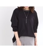【リフレクト/Reflect】の【夏SALE/接触冷感/洗える】六分袖ジャージプルオーバー 人気、トレンドファッション・服の通販 founy(ファニー) ファッション Fashion レディースファッション Fashion for Women トップス・カットソー Cut & Sew Tops カジュアルプルオーバー・ニットトップス Pullovers & Knit Tops / Casual Pullovers オーガンジー Organza Fabric シルケット Silket, Silky Cotton 夏 Summer 洗える Machine Washable thumbnail ネイビー|ID: prp329100004549070 ipo3291000000033029218