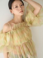 【リリーブラウン/Lily Brown】の【WEB限定カラー】3wayペプラムチュールブラウス MIX[930]|ID: prp329100004549072 ipo3291000000032697340