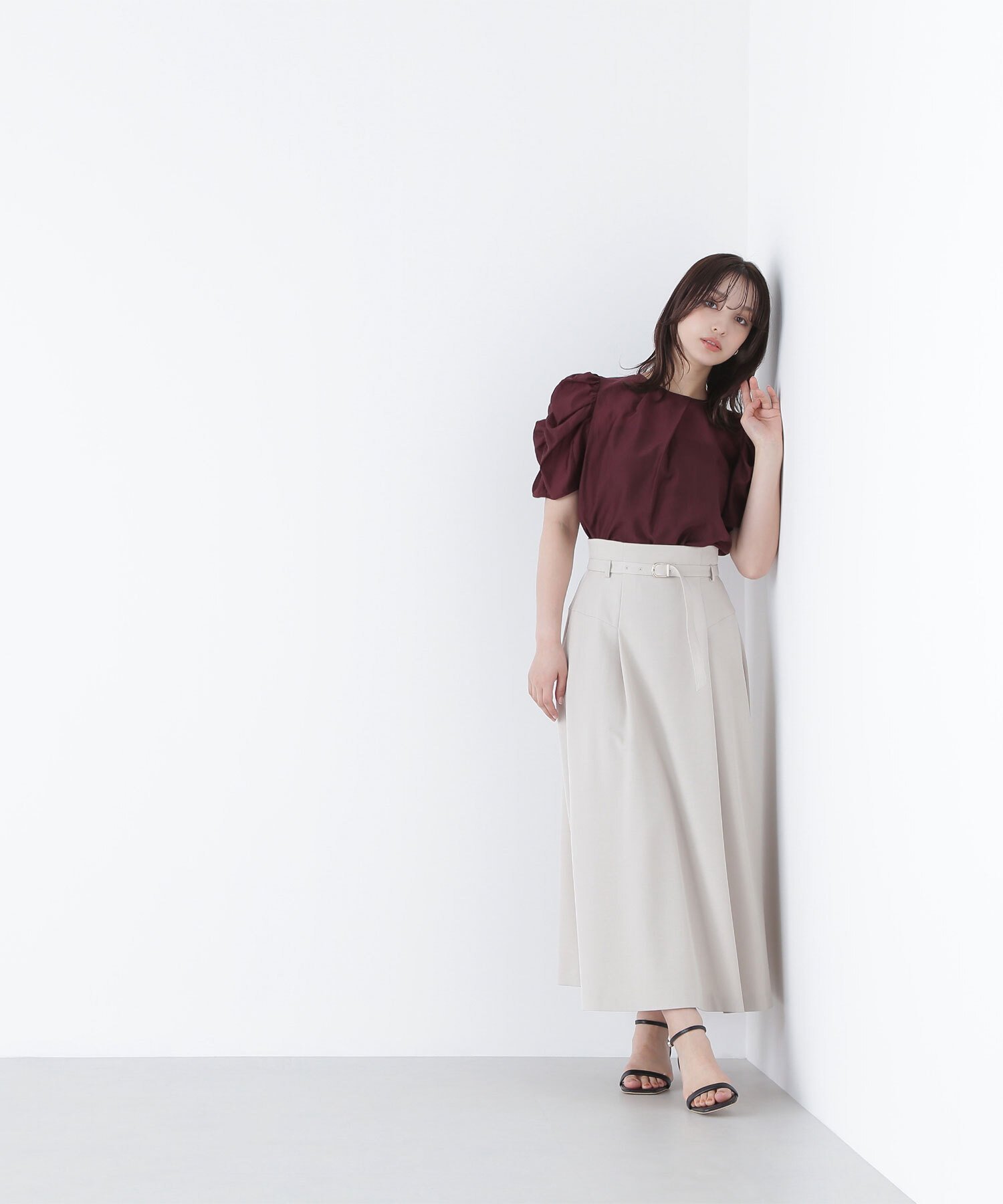 【ナチュラル ビューティー ベーシック/NATURAL BEAUTY BASIC】のハイウエスト切替フレアスカート インテリア・キッズ・メンズ・レディースファッション・服の通販 founy(ファニー) 　ファッション　Fashion　レディースファッション　Fashion for Women　スカート　Skirts　Aライン・フレアスカート　A-Line & Flared Skirts　フレア　Flare, Flared　エレガント 上品　Elegant　ビジネス 仕事 通勤　Business / Work / Commuting　切替　Switching, Contrast Panel　夏　Summer　ベージュ|ID: prp329100004549555 ipo3291000000033210163