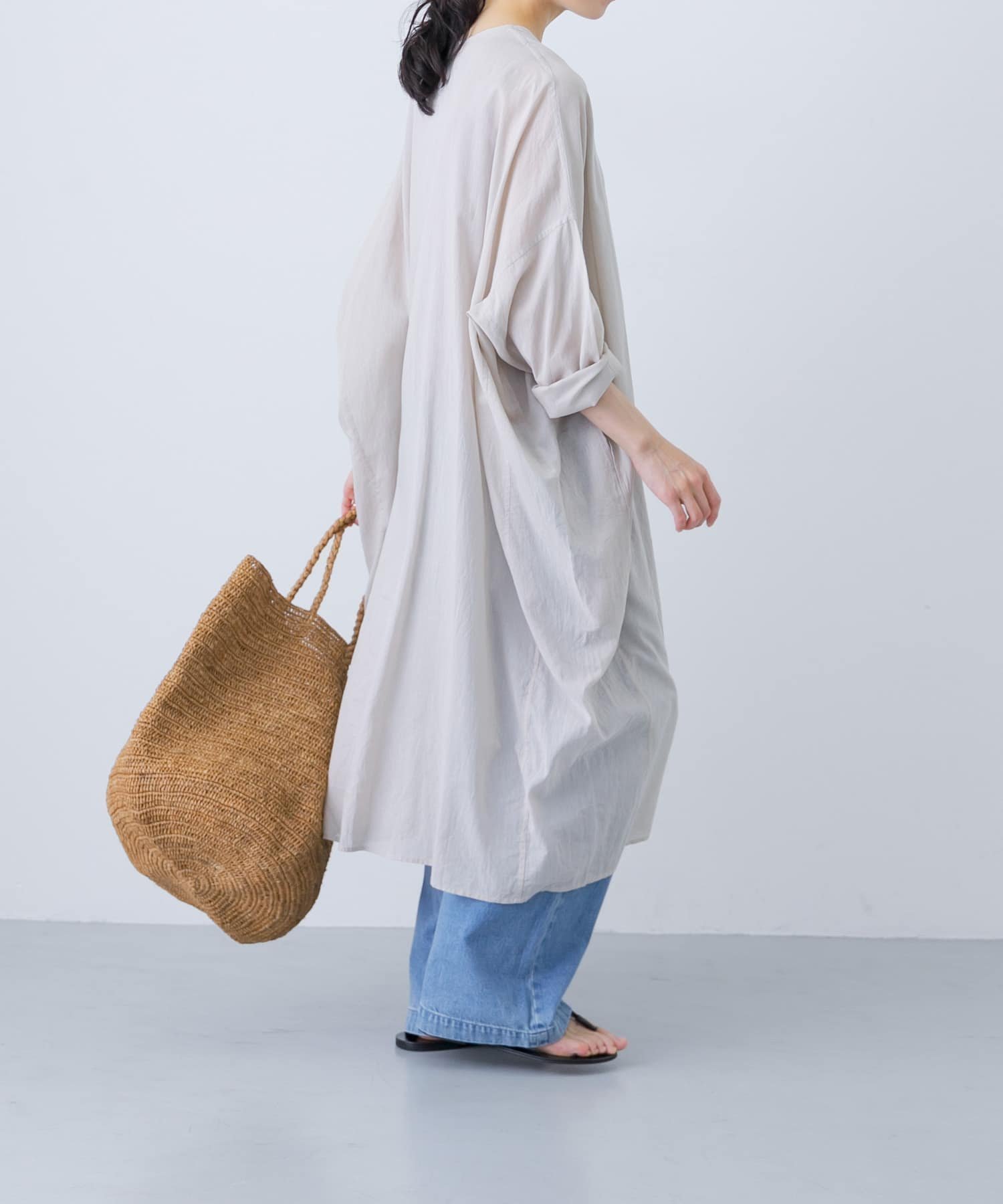 【かぐれ/kagure / URBAN RESEARCH】のボイルチュニックプルオーバー インテリア・キッズ・メンズ・レディースファッション・服の通販 founy(ファニー) 　ファッション　Fashion　レディースファッション　Fashion for Women　トップス・カットソー　Cut & Sew Tops　カジュアルプルオーバー・ニットトップス　Pullovers & Knit Tops / Casual Pullovers　2025年　2025　2025春夏・S/S　Spring/Summer 2025 SS25　おすすめ　Recommended / Our Picks　コンパクト　Compact, Small Size　サンダル　Sandals, Summer Shoes　シアー　Sheer, See-Through　ポケット　Pocket, Pocket Detail　エレガント 上品　Elegant　夏　Summer　S/S・春夏　SS, Spring/Summer, Warm Season　長袖　Long Sleeve, Full Sleeve　GREGE|ID: prp329100004549585 ipo3291000000032752827
