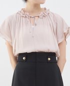 【ティアラ/Tiara】のバイカラーメローブラウス 人気、トレンドファッション・服の通販 founy(ファニー) ファッション Fashion レディースファッション Fashion for Women トップス・カットソー Cut & Sew Tops シャツ・ブラウス・オフィスカジュアル Elegant Blouses & Button-Ups フリル Frill, Ruffle モノトーン Monotone, Black and White リラックス Relax, Relaxed Fit エレガント 上品 Elegant 夏 Summer thumbnail ピンク|ID: prp329100004549613 ipo3291000000032712570