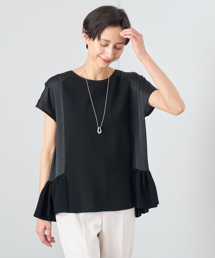 【アナイ/ANAYI】の布帛コンビフリルヘム プルオーバー インテリア・キッズ・メンズ・レディースファッション・服の通販 founy(ファニー) https://founy.com/ ファッション Fashion レディースファッション WOMEN トップス・カットソー Tops/Tshirt プルオーバー Pullover イエロー Yellow サテン Satin サマー Summer スマート Smart セットアップ Set Up タイトスカート Tight Skirt ドッキング Docking パイピング Piping フリル Frills ブルゾン Blouson プリント Print リボン Ribbon 再入荷 Restock/Back In Stock/Re Arrival 夏 Summer |ID: prp329100004549652 ipo3291000000032333863