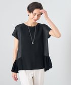 【アナイ/ANAYI】の布帛コンビフリルヘム プルオーバー black|ID: prp329100004549652 ipo3291000000032333864