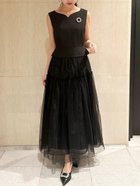 【セルフォード/CELFORD】のハートネックチュールドレス BLK[009]|ID: prp329100004549678 ipo3291000000033065669