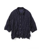 【マーコート/MARcourt】のmizuiro ind ドットキャッチワッシャーシャツ ネイビー|ID: prp329100004549681 ipo3291000000032765067