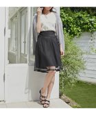 【マジェスティック レゴン/MAJESTIC LEGON】のバックレースアップフレアスカート ブラック|ID: prp329100004549683 ipo3291000000032679084