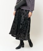 【アー ヴェー ヴェー/a.v.v】の【洗える】オーガンジーフロッキー花柄スカート 人気、トレンドファッション・服の通販 founy(ファニー) ファッション Fashion レディースファッション WOMEN スカート Skirt おすすめ Recommend オーガンジー Organdy コンパクト Compact パイピング Piping フレア Flare モノトーン Monotone エレガント 上品 Elegant 再入荷 Restock/Back In Stock/Re Arrival 洗える Washable ビジネス 仕事 通勤 Business thumbnail ブラック|ID: prp329100004549724 ipo3291000000032154306