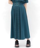 【アクシーズファム/axes femme】のジャカード*プリーツスカート グリーン|ID: prp329100004549746 ipo3291000000032589139