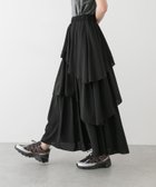 【センスオブプレイス/SENSE OF PLACE by URBAN RESEARCH】のアシメティアードスカート BLACK|ID: prp329100004549756 ipo3291000000032590024