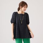【ローズティアラ/Rose Tiara】の【手洗いOK】シースルーチェック切替ブラウス 人気、トレンドファッション・服の通販 founy(ファニー) ファッション Fashion レディースファッション Ladies' Fashion Online トップス・カットソー Tops/Tshirt シャツ/ブラウス Shirts/Blouses スクエア Square トリミング Trimming パイピング Piping ペプラム Peplum ラベンダー Lavender リボン Ribbon 切替 Switching thumbnail ブラック|ID: prp329100004549778 ipo3291000000032628123