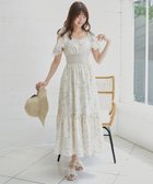 【マジェスティック レゴン/MAJESTIC LEGON】のフリルリボンコルセットワンピース アイボリー柄|ID: prp329100004549799 ipo3291000000032625815