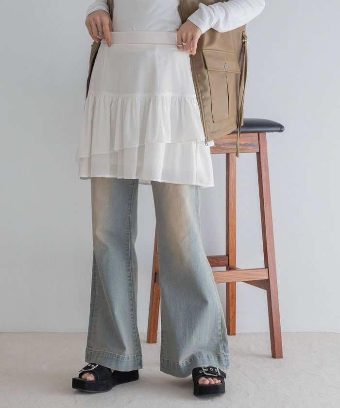 【ジーナシス/JEANASiS】のフリルティアードミニスカート インテリア・キッズ・メンズ・レディースファッション・服の通販 founy(ファニー) https://founy.com/ ファッション Fashion レディースファッション WOMEN スカート Skirt ミニスカート Mini Skirts おすすめ Recommend イレギュラー Irregular コンパクト Compact ジャケット Jacket スラックス Slacks ティアード Tiered デニム Denim トレンド Trend フリル Frills ブルゾン Blouson ミニスカート Mini Skirt |ID: prp329100004549836 ipo3291000000032255300