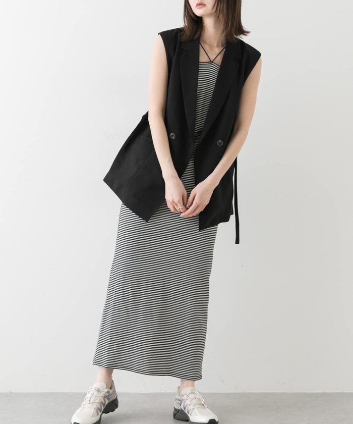 【センスオブプレイス/SENSE OF PLACE by URBAN RESEARCH】のホルターネックカップツキキャミワンピース インテリア・キッズ・メンズ・レディースファッション・服の通販 founy(ファニー) https://founy.com/ ファッション Fashion レディースファッション Fashion for Women ワンピース Dresses キャミソールワンピース Camisole Dresses 2025年 2025 2025春夏・S/S Spring/Summer 2025 SS25 キャミワンピース Cami Dress, Slip Dress ジャケット Jacket, Outerwear 今季 This Season, Current Season 夏 Summer S/S・春夏 SS, Spring/Summer, Warm Season |ID: prp329100004549864 ipo3291000000032758365
