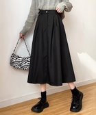 【アミュレット/Amulet】のミモレ丈タックスカート 人気、トレンドファッション・服の通販 founy(ファニー) ファッション Fashion レディースファッション Ladies' Fashion Online スカート Skirt シンプル Simple スニーカー Sneakers フロント Front ミモレ Mimore thumbnail ブラック|ID: prp329100004549867 ipo3291000000032655627