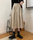 【アミュレット/Amulet】のミモレ丈タックスカート 人気、トレンドファッション・服の通販 founy(ファニー) ファッション Fashion レディースファッション Ladies' Fashion Online スカート Skirt シンプル Simple スニーカー Sneakers フロント Front ミモレ Mimore thumbnail ベージュ|ID: prp329100004549867 ipo3291000000032655628
