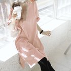 【ミニミニストア/miniministore】のチュニックTシャツ サイドスリット 人気、トレンドファッション・服の通販 founy(ファニー) ファッション Fashion レディースファッション Fashion for Women トップス・カットソー Cut & Sew Tops シャツ・ブラウス・オフィスカジュアル Elegant Blouses & Button-Ups ロングTシャツ・Tシャツ Longline T-Shirts & Tees カットソー Cut and Sewn Top シンプル Simple, Minimal スリット Slit, Slit Detail チュニック Tunic, Long Top ベーシック Basic, Essential ボトム Bottoms, Lower Wear ロング Long, Long-Length 半袖 Short Sleeve, Half Sleeve 夏 Summer 春 Spring S/S・春夏 SS, Spring/Summer, Warm Season 無地 Plain, Solid Color thumbnail ピンク|ID: prp329100004549903 ipo3291000000033521786