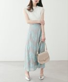 【ナチュラルクチュール/natural couture】のカラーレースAラインスカート ミント|ID: prp329100004549922 ipo3291000000032639527