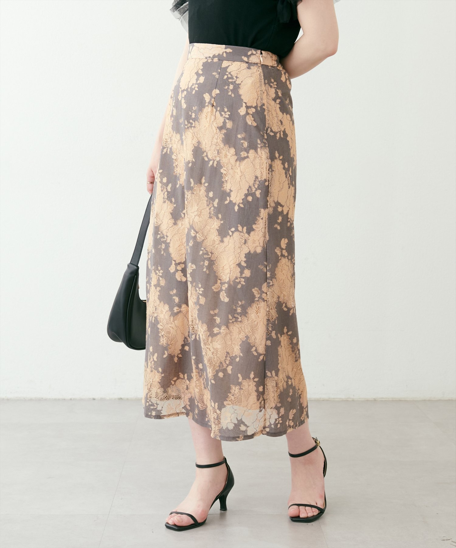 【ナチュラルクチュール/natural couture】のカラーレースAラインスカート インテリア・キッズ・メンズ・レディースファッション・服の通販 founy(ファニー) 　ファッション　Fashion　レディースファッション　Fashion for Women　スカート　Skirts　Aライン・フレアスカート　A-Line & Flared Skirts　2025年　2025　2025春夏・S/S　Spring/Summer 2025 SS25　おすすめ　Recommended / Our Picks　カットソー　Cut and Sewn Top　カーディガン　Cardigan, Knitwear　コンパクト　Compact, Small Size　シンプル　Simple, Minimal　ポケット　Pocket, Pocket Detail　レース　Lace, Lace Fabric　ブラウン|ID: prp329100004549922 ipo3291000000032639530