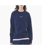 【ラコステ/LACOSTE】のブランドネームロゴ刺繍 クルーネックスウェットプルオーバー トレーナー ネイビー|ID: prp329100004549923 ipo3291000000032155579