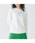 【ラコステ/LACOSTE】のブランドネームロゴ刺繍 クルーネックスウェットプルオーバー トレーナー ホワイト|ID: prp329100004549923 ipo3291000000032155580