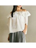 【フレイ アイディー/FRAY I.D】のタックボリュームブラウス WHT[001]|ID: prp329100004549931 ipo3291000000032628045