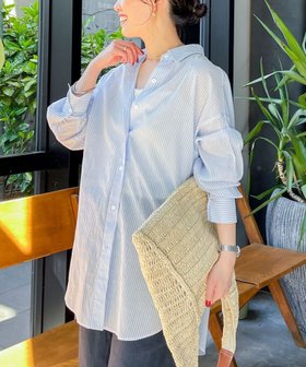 【ノーリーズ/NOLLEY'S】の【WEB限定】MY STANDARD シアーシャツ 人気、トレンドファッション・服の通販 founy(ファニー) ファッション Fashion レディースファッション Fashion for Women トップス・カットソー Cut & Sew Tops シャツ・ブラウス・オフィスカジュアル Elegant Blouses & Button-Ups 2025年 2025 2025春夏・S/S Spring/Summer 2025 SS25 おすすめ Recommended / Our Picks インナー Innerwear スウェット / スエット Sweatshirt, Sweatwear ロング Long, Long-Length 人気 Popular, Best Seller |ID:prp329100004549933