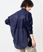 【ノーリーズ/NOLLEY'S】の【WEB限定】MY STANDARD シアーシャツ 人気、トレンドファッション・服の通販 founy(ファニー) ファッション Fashion レディースファッション Fashion for Women トップス・カットソー Cut & Sew Tops シャツ・ブラウス・オフィスカジュアル Elegant Blouses & Button-Ups 2025年 2025 2025春夏・S/S Spring/Summer 2025 SS25 おすすめ Recommended / Our Picks インナー Innerwear スウェット / スエット Sweatshirt, Sweatwear ロング Long, Long-Length 人気 Popular, Best Seller thumbnail ネイビー|ID: prp329100004549933 ipo3291000000033588658