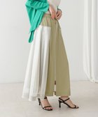 【バブ ブージュルード/Bab Bou Jeloud】のサイドメッシュワークスカート 人気、トレンドファッション・服の通販 founy(ファニー) ファッション Fashion レディースファッション Fashion for Women スカート Skirts コンビ Combo, Combination Style フレア Flare, Flared メッシュ Mesh, Net Fabric 再入荷 Restock / Back in Stock 切替 Switching, Contrast Panel 秋 Autumn thumbnail KHK|ID: prp329100004549942 ipo3291000000032712475