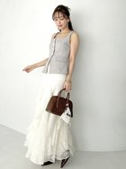 【スナイデル/SNIDEL】のフリルレーススカート 人気、トレンドファッション・服の通販 founy(ファニー) ファッション Fashion レディースファッション WOMEN スカート Skirt おすすめ Recommend ウェーブ Wave エレガント 上品 Elegant ストレート Straight フラワー Flower フリル Frills フロント Front レース Race 今季 This Season thumbnail IVR[003]|ID: prp329100004549962 ipo3291000000032155869