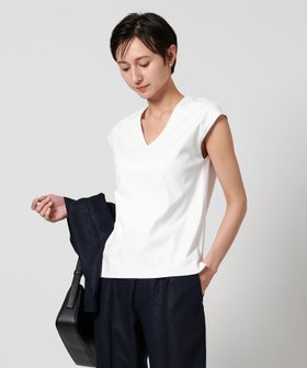 【ユナイテッドアローズ/UNITED ARROWS】のUBCB C DOUBLE Vネック Tシャツ 2 人気、トレンドファッション・服の通販 founy(ファニー) ファッション Fashion レディースファッション Fashion for Women トップス・カットソー Cut & Sew Tops シャツ・ブラウス・オフィスカジュアル Elegant Blouses & Button-Ups ロングTシャツ・Tシャツ Longline T-Shirts & Tees Vネックトップス V-Neck Tops / V-Cut Neckline Shirts インナー Innerwear キャップ Cap, Baseball Cap コンパクト Compact, Small Size ジャケット Jacket, Outerwear スリーブ Sleeve, Long Sleeve / Short Sleeve |ID:prp329100004550006