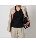 【ユナイテッドアローズ/UNITED ARROWS】のUBCB C DOUBLE Vネック Tシャツ 2 人気、トレンドファッション・服の通販 founy(ファニー) ファッション Fashion レディースファッション Fashion for Women トップス・カットソー Cut & Sew Tops シャツ・ブラウス・オフィスカジュアル Elegant Blouses & Button-Ups ロングTシャツ・Tシャツ Longline T-Shirts & Tees Vネックトップス V-Neck Tops / V-Cut Neckline Shirts インナー Innerwear キャップ Cap, Baseball Cap コンパクト Compact, Small Size ジャケット Jacket, Outerwear スリーブ Sleeve, Long Sleeve / Short Sleeve thumbnail BLACK|ID: prp329100004550006 ipo3291000000033214627