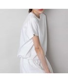 【エムケイ ミッシェルクラン/MK MICHEL KLEIN】の裾ドロストデザインカットソー/接触冷感/洗える ホワイト|ID: prp329100004550032 ipo3291000000032156509