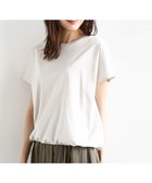 【エムケイ ミッシェルクラン/MK MICHEL KLEIN】の裾ドロストデザインカットソー/接触冷感/洗える グレージュ|ID: prp329100004550032 ipo3291000000032156511