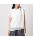 【ユナイテッドアローズ/UNITED ARROWS】のシアークロス レイヤードトップス A DAY IN THE LIFE WHITE|ID:prp329100004550044
