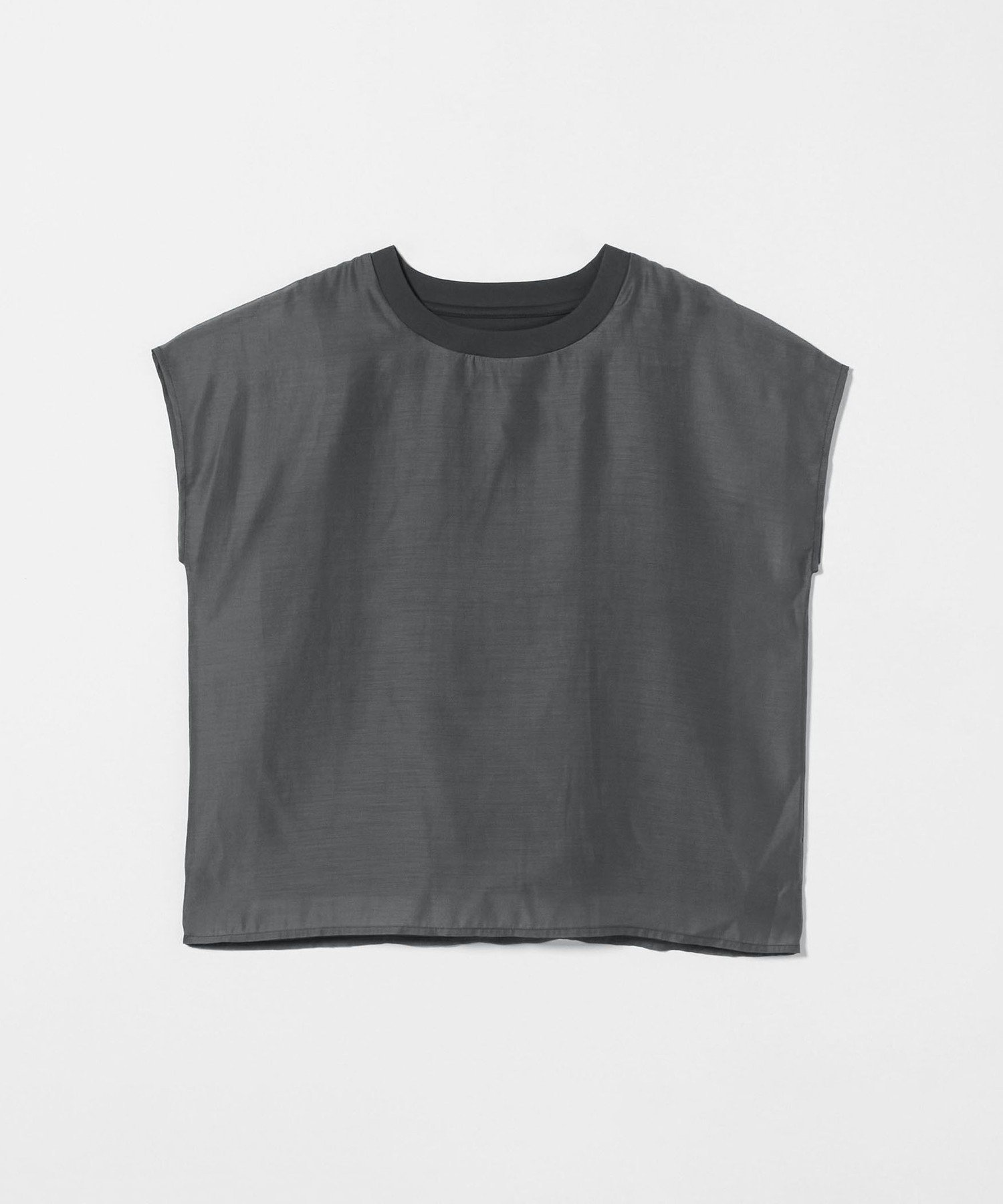 【ユナイテッドアローズ/UNITED ARROWS】のシアークロス レイヤードトップス A DAY IN THE LIFE インテリア・キッズ・メンズ・レディースファッション・服の通販 founy(ファニー) 　ファッション　Fashion　レディースファッション　Fashion for Women　トップス・カットソー　Cut & Sew Tops　インナー　Innerwear　オーガンジー　Organza Fabric　カットソー　Cut and Sewn Top　カーゴパンツ　Cargo Pants, Utility Pants　シアー　Sheer, See-Through　シンプル　Simple, Minimal　スラックス　Slacks, Dress Pants　スリーブ　Sleeve, Long Sleeve / Short Sleeve　デニム　Denim, Jeans Material　ノースリーブ　Sleeveless, No-Sleeve　フレンチ　French, French Style　DK.GRAY|ID: prp329100004550044 ipo3291000000033461133