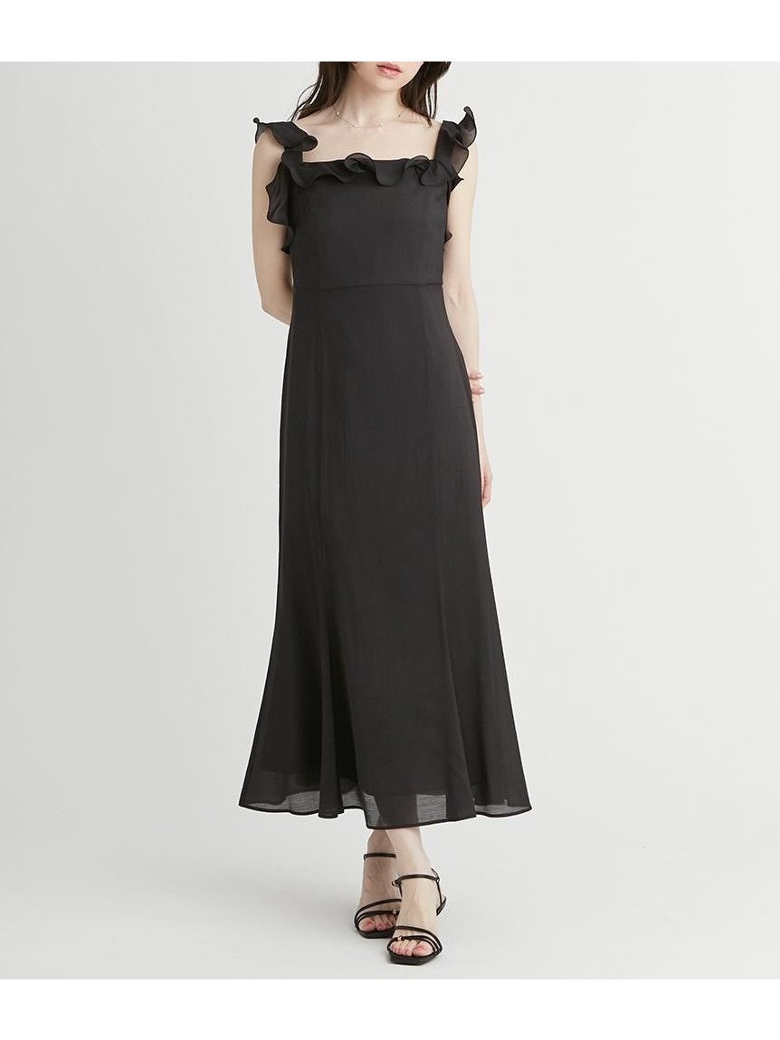 【セルフォード/CELFORD】のペタルフリルキャミワンピース 人気、トレンドファッション・服の通販 founy(ファニー) 　ファッション　Fashion　レディースファッション　Ladies' Fashion Online　ワンピース　Dress　キャミワンピース　No Sleeve Dresses　フィット　Fit　フリル　Frills　リボン　Ribbon　 other-1|ID: prp329100004550045 ipo3291000000032623337