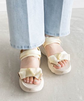 【ランダ/RANDA】のクロスノットリボンスポーツサンダル 人気、トレンドファッション・服の通販 founy(ファニー) ファッション Fashion レディースファッション WOMEN スポーツウェア Sportswear サンダル / ミュール Sandals クッション Cushion サンダル Sandals スポーツ Sports バランス Balance リボン Ribbon |ID:prp329100004550071
